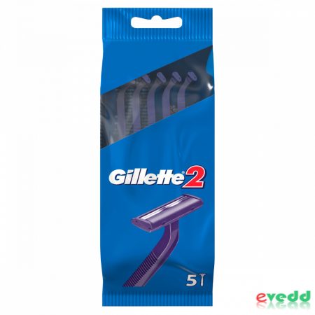 Gillette 2 Eldobható Ffi.Borotva 5Db