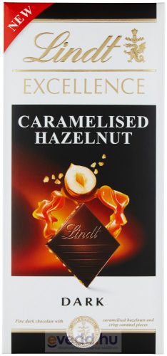 Lindt Excellence Étcsokoládé 100Gr Karamell-Mogyoró