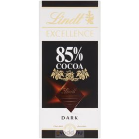 Lindt Excellence 100Gr Étcsokokoládé 85%