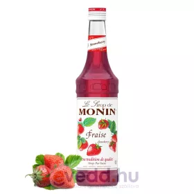 Monin 0,7L Eper Ízű Koktélszirup