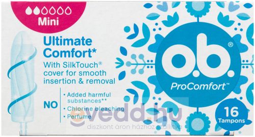 O.b. ProComfort 16db Mini Tampon