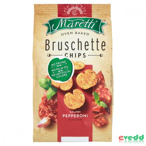 Maretti Bruschette Chips 70Gr Szalámis-Pepperonis