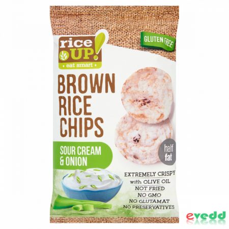 Rice Up Chips Hagymás-Tejfölös 60 gr
