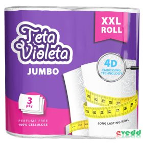 Violeta Jumbo Prémium Kéztörlőpapír 2Tek. 3Rétegű