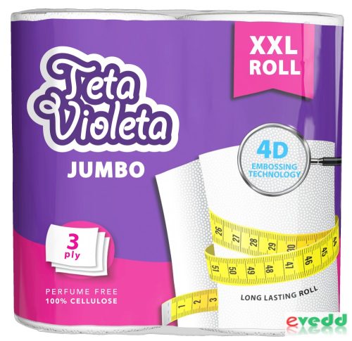 Violeta Jumbo Prémium Kéztörlőpapír 2Tek. 3Rétegű