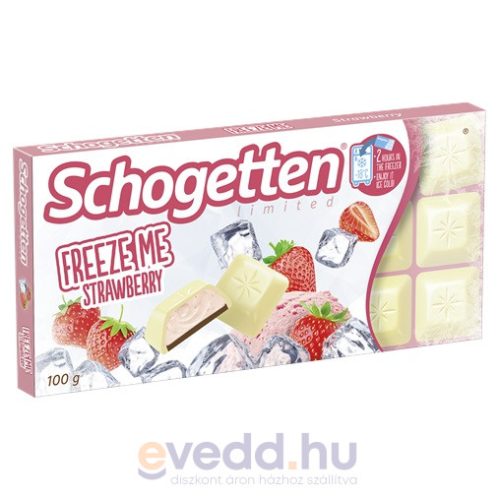 Schogetten Freez Me Táblás Csokoládé 100Gr Eper