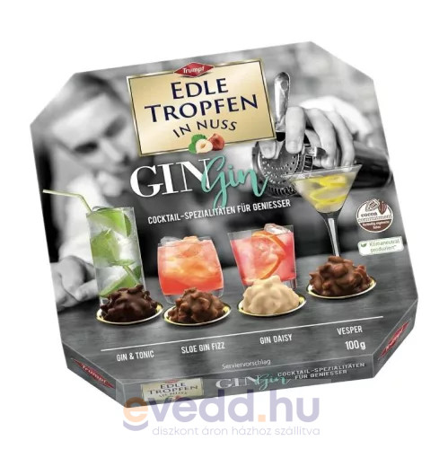 Edle Tropfen Alkoholos Desszert 100Gr Gin-Gin