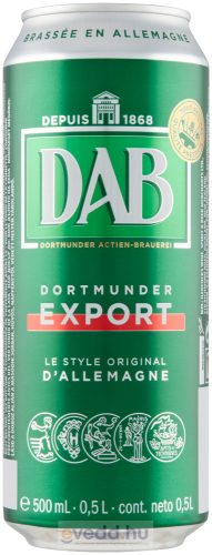 DAB 0,5L Dobozos Sör