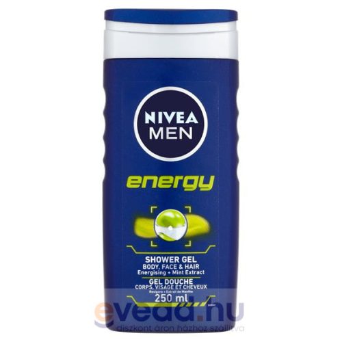 Nivea Men Tusfürdő 3in1 250Ml Energy