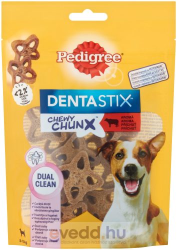 Pedigree Chewy Chunx Mini Jutalomfalat 68Gr Marhás