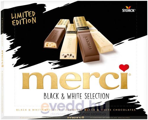Merci Desszert 240Gr Black&White