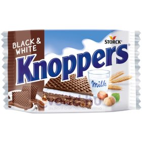 Knoppers Ostya 25Gr Black & White
