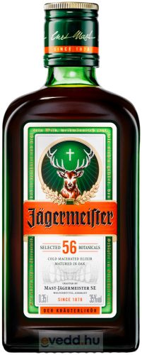 Jagermeister 0,35L 35% Gyógynövény Likőr (DRS)*