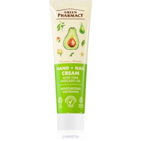   Green Pharmacy Kézkrém 100Ml Aloe Vera És Avokádó Olaj Kivonattal