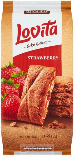 Lovita Teasütemény 168Gr Epres Ízesítésű