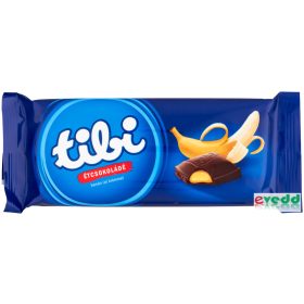 Tibi Táblás Étcsokoládé 90Gr Banánkrémmel