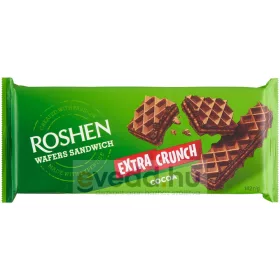   Roshen Extra Crunch 142Gr Kakaókrémmel Töltött Csokis Ostya