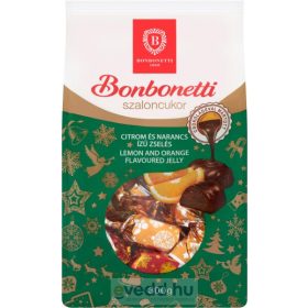   Bonbonetti Zselés Szaloncukor 280Gr Citrom-Narancs Étcsokiba Mártva