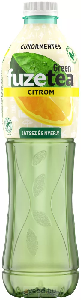 Fuzetea Green Zero 1,5L Citrom Ízű Cukor és Szénsavmentes Üd