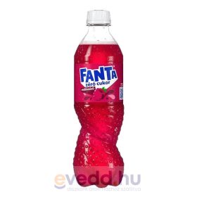 Fanta Zero 0,5L Málna Ízű Szénsavas Üdítőital (DRS)*