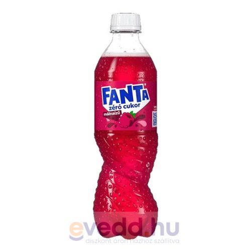 Fanta Zero 0,5L Málna Ízű Szénsavas Üdítőital (DRS)