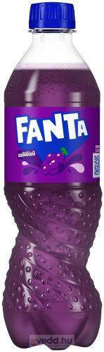 Fanta 0,5L Zero RedGrape Szénsavas Üdítőital (DRS)*