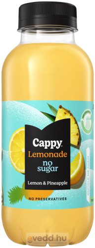 Cappy Zero 0,4L Lemonade&Pineapple Ízű Szénsavmentes Üdítőital (DRS)*