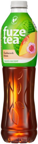 Fuzetea Black 1,5L Őszibarack-Rózsa Ízű Szénsavmentes Üdítőital(DRS)*