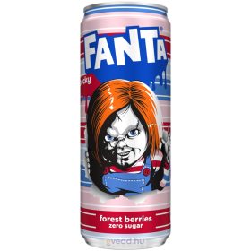   Fanta Halloween Chucky Szénsavas Üdítőital 0,33L Zero Forest Berries (DRS)*
