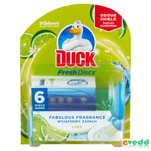 Duck Fresh Wc Tisztító Korong 36Ml Lime