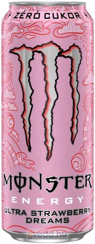 Monster Energiaital 0,5L Ultra Strawberry (DRS)*