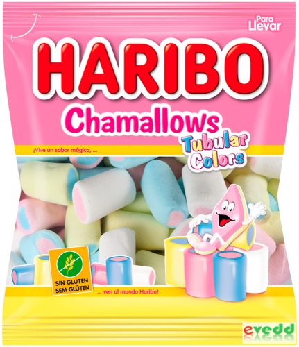 Haribo 90Gr Chamallows Tubular Colors
