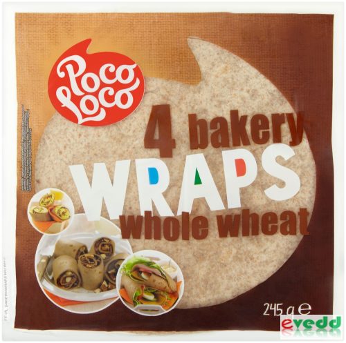 Poco Loco 320Gr Lágy Tortilla Teljes Kiőrlésű