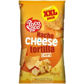 Poco Loco XXL Tortilla Chips 240Gr Sajtos