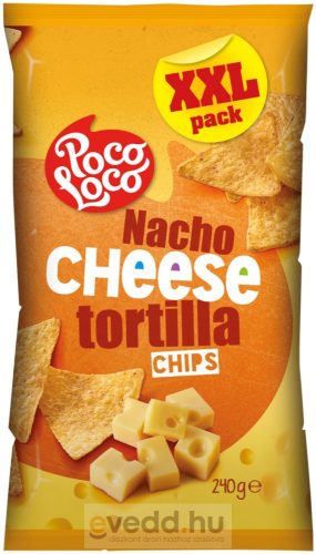 Poco Loco XXL Tortilla Chips 240Gr Sajtos