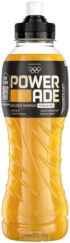 Powerade Izotóniás Sportital 0,5L Golden Mangó (DRS)