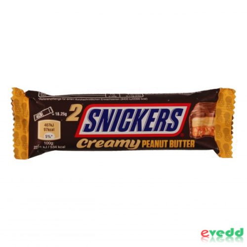 Snickers 36,5Gr Creamy Smooth Peanut