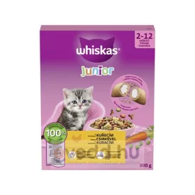 Whiskas Száraz Junior Macskaeledel 300Gr Csirkés