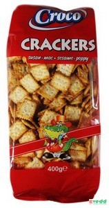 Croco Crackers 400Gr Sajtos