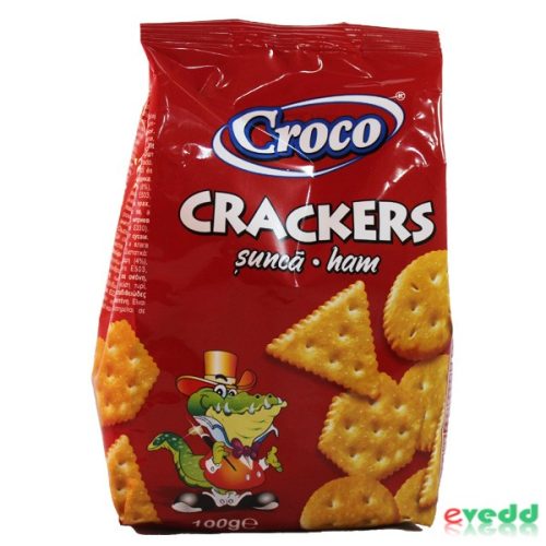 Croco Crackers 100Gr Sonkás