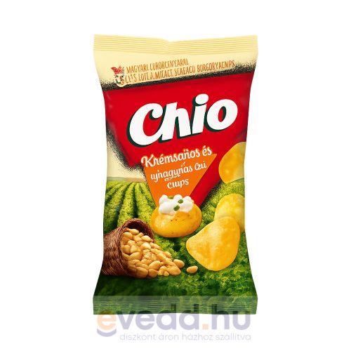 Chio Chips 125Gr Krémsajtos-Újhagymás