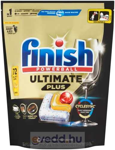 Finish Ultimate Plus 72Db Mosogatógép Tabletta Citrom Illattal