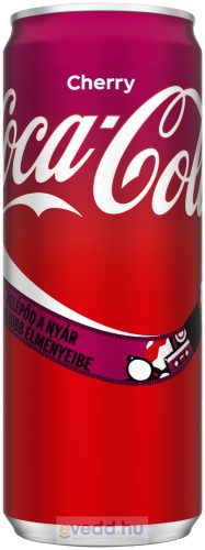 Coca Cola Cherry Coke 0,33L Szénsavas Üdítőital (DRS)*