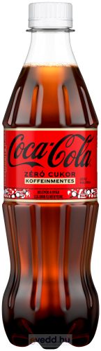 Coca Cola Zero Koffeinmentes 0,5L Szénsavas Üdítőital (DRS)*