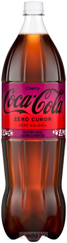 Coca Cola 1,75l Zero Cherry Coke Ízű Szénsavas Üdítőital (DRS)*