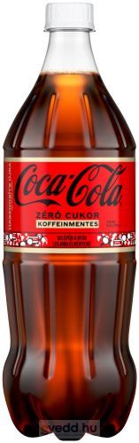 Coca Zero 1L Koffeinmentes Szénsavas Üdítőital (DRS)*