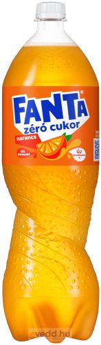 Fanta Zero 1,75L Narancs Ízű Szénsavas Üdítőital (DRS)*