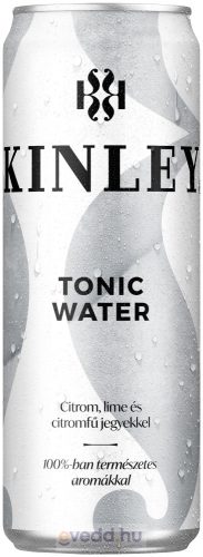 Kinley 0,25L Tonic-Citromfű Ízű Szénsavas Üdítőital(DRS)*