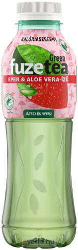 Fuzetea 0,5L Eper-Aloe Vera Ízű Szénsavmentes Üdítőital (DRS)