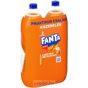 Fanta 2*1,75L Narancs Ízű Szénsavas Üdítőital (DRS*2)*